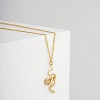 18K Gold Plated Snake Necklace | Dainty Charm Pendant - Minimalist Delicate Handmade Boho Jewelry for Her - 4 of 4