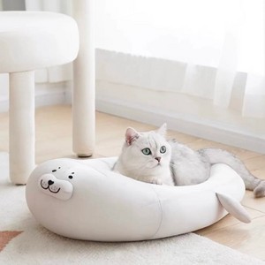 ZEZE Seal Cave Pet Bed - 1 of 4