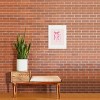 Deny Designs KrissyMast Striped Bows in Pinks Art Print - 2 of 2