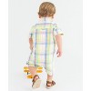 RuggedButts Baby Toddler Boys Short Sleeve Button-Up Romper - 4 of 4