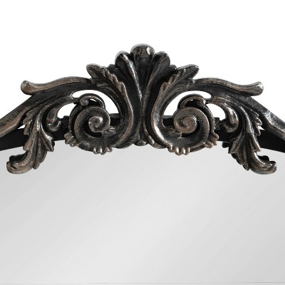 Arendahl Antique Black Baroque-Inspired Arch Wall Mirror