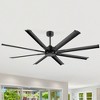 Airsurfer 72" Large Ceiling Fan with Remote, 8 Aluminum Blades, Reversible Quiet Motor, No Light - 4 of 4