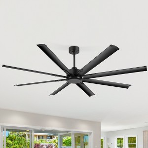 Airsurfer 72-inch 8 Aluminum Blades  Ceiling Fan with Remote without Light - 1 of 4