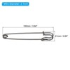 Unique Bargains Metal DIY Blankets Crafts Brooch Making Home Sewing Large Safety Pins 10 Pcs - 2 of 4
