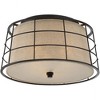 Quoizel Lighting Landings 3 - Light Flush Mount in  Mottled Cocoa - 3 of 4