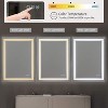 Maxax Atherton Modern Frameless Anti-Fog LED Lighted Dimmable Wall Mounted Bathroom Vanity Mirror - 3 of 4