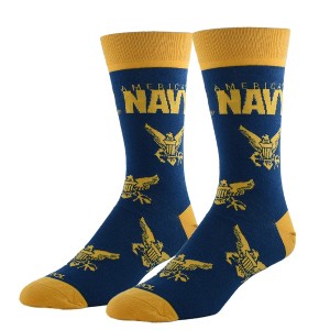 Cool Socks Novelty Crew Dress Sock, United States Army, Military, Patriotic Fun - 1 of 4