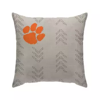 Ncaa Clemson Tigers Cross Arrow Decorative Throw Pillow : Target