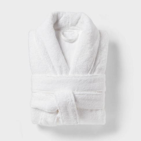 Spa Plush Bath Robe S/m White - Threshold™ : Target