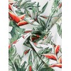 Allegra K Women's Tie Waist Hawaiian Tropical Floral Wrap Midi Skirt - 4 of 4