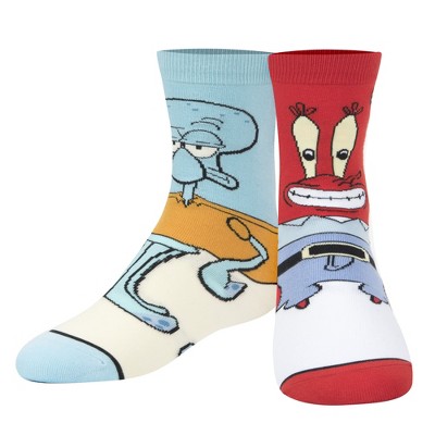 Odd Sox, Spongebob & Patrick 360, Funny Novelty Socks, Large