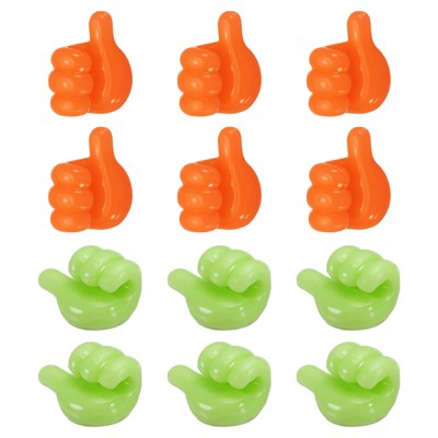 Unique Bargains Cord Holders Cable Clips for Nightstand Plastic Modern Minimalist Cable Clips Management