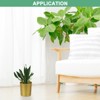 Unique Bargains Plastic Modern Design Plant Pot Round 8 Pcs - 4 of 4