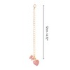 Unique Bargains Butterfly Heart Cup Chain Charm Water Cup Pendant 1 Pc - 2 of 4