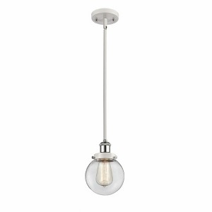 Beacon - 1 Light Stem Hung Mini Pendant In Modern Style-9 Inches Tall and 6 Inches Wide - 1 of 1