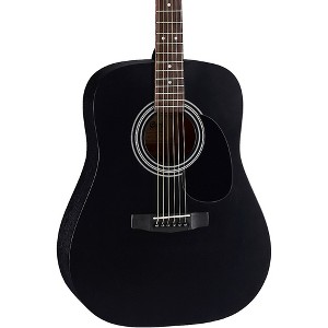 Cort AD810 Standard Series Dreadnought Acoustic Guitar Black Satin - 1 of 3