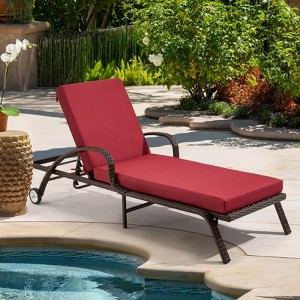 EROMMY Outdoor Chaise Lounge Chair Cushion - 1 of 4