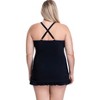Women's Plus Size Halter Cross Back Underwire Swimdress - Profile By Gottex - 2 of 3