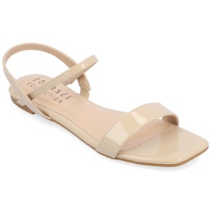 Journee Collection Womens Karren Pull On Sling Back Flat Sandals - 1 of 4