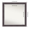 Amanti Art Ellie Non-Beveled Framed Bathroom Vanity Wall Mirror - 3 of 4