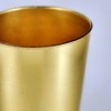 Slickblue Handcrafted Glass Vase, Conical Flower Holder, Slim Table Centerpiece, Indoor Outdoor Use, Color & Size Options - 2 of 4