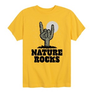 Boys' - Instant Message - Nature Rocks Short Sleeve Graphic T-Shirt - 1 of 4