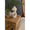 Teak Wood Cube – Rustic 14.5" Tall Decorative Stand by Kalalou - 3 of 3
