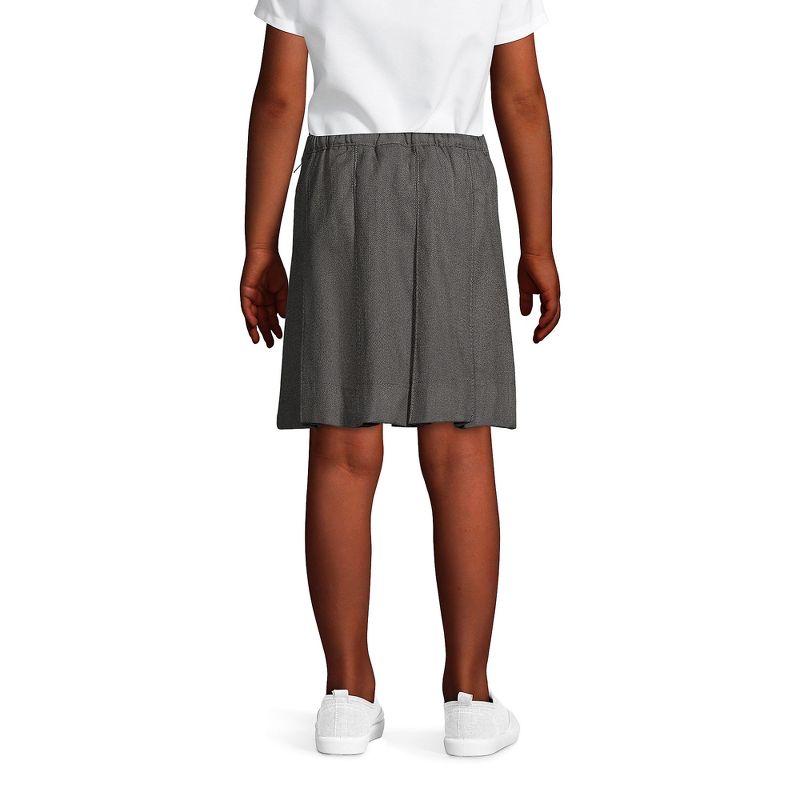 Lands' End Lands' End School Uniform Kids Solid Box Pleat Skirt Above Knee, 4 of 7