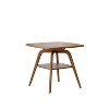 Homy Casa Wooden Dining Table with Storage Shelf - 2 of 4