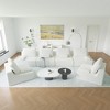 125'' Modular Convertible Compressed U-Shaped Sectional Sofas with Foam-Filled Deep Seats, Free Combination, Available in 3 Colors - 2 of 4