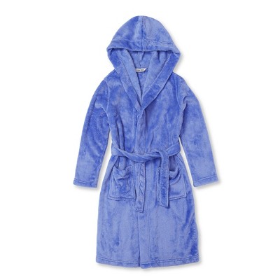 Lands' End Kids Hooded Fleece Solid Robe