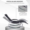 MOEPISY Zero Gravity Rocking Chair Outdoor Chaise Lounge Chair Recliner Rocker with Detachable Pillow - 4 of 4