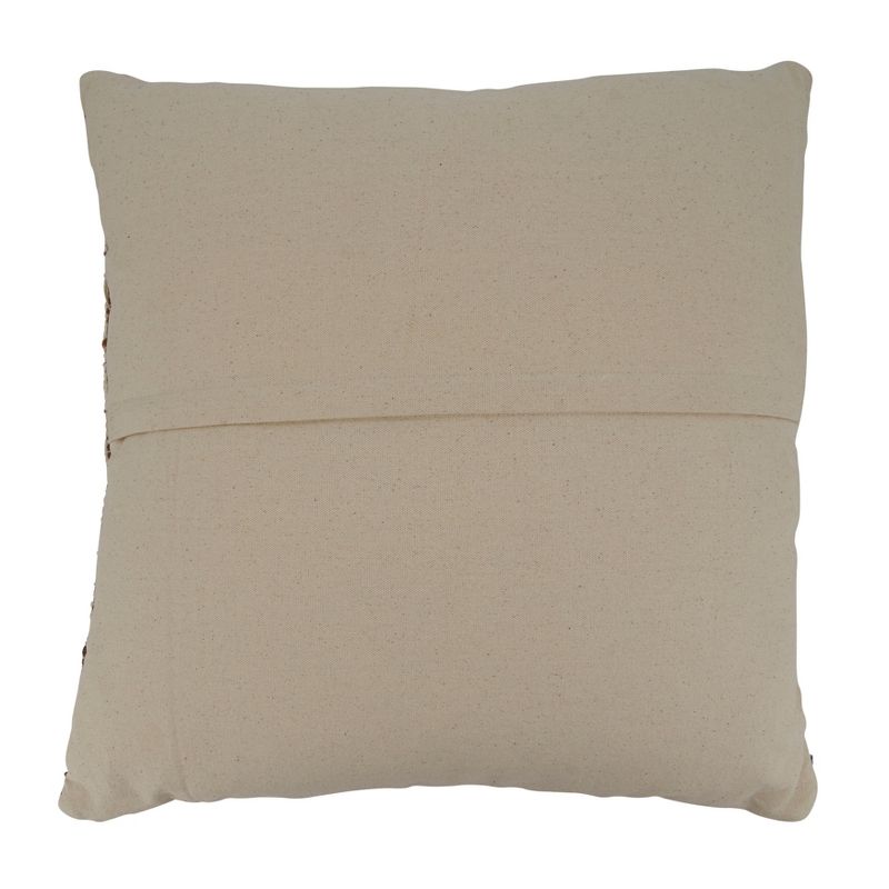 Saro Lifestyle Chindi Stripe  Decorative Pillow Cover, Multi, 20", 2 of 4