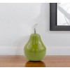 HomeRoots 7" Green Aluminum Decorative Pear Tabletop Sculpture - 2 of 4