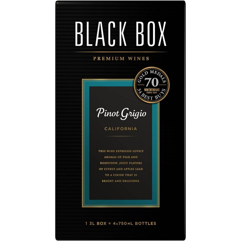 Black Box Pinot Grigio White Wine - 3L Box Wine, 1 of 7