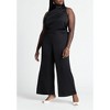 ELOQUII Women's Plus Size Flare Leg Pull On Pant - 4 of 4
