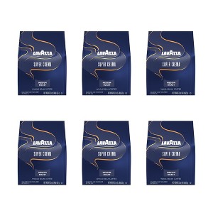 Lavazza Super Crema Whole Bean Coffee, Medium Espresso Roast, Arabica and Robusta Blend, 22 oz Bag (Pack of 6) - 1 of 4