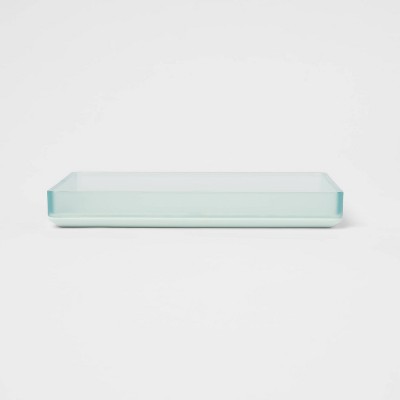 9x6x3.25 Large Plastic Bathroom Tray Clear - Brightroom™ : Target