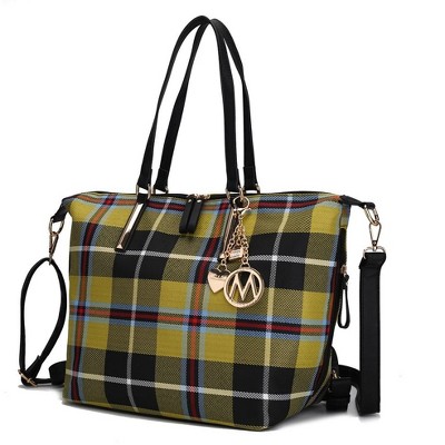 MKF Collection Layla Tote Bag Convertible Backpack by Mia K