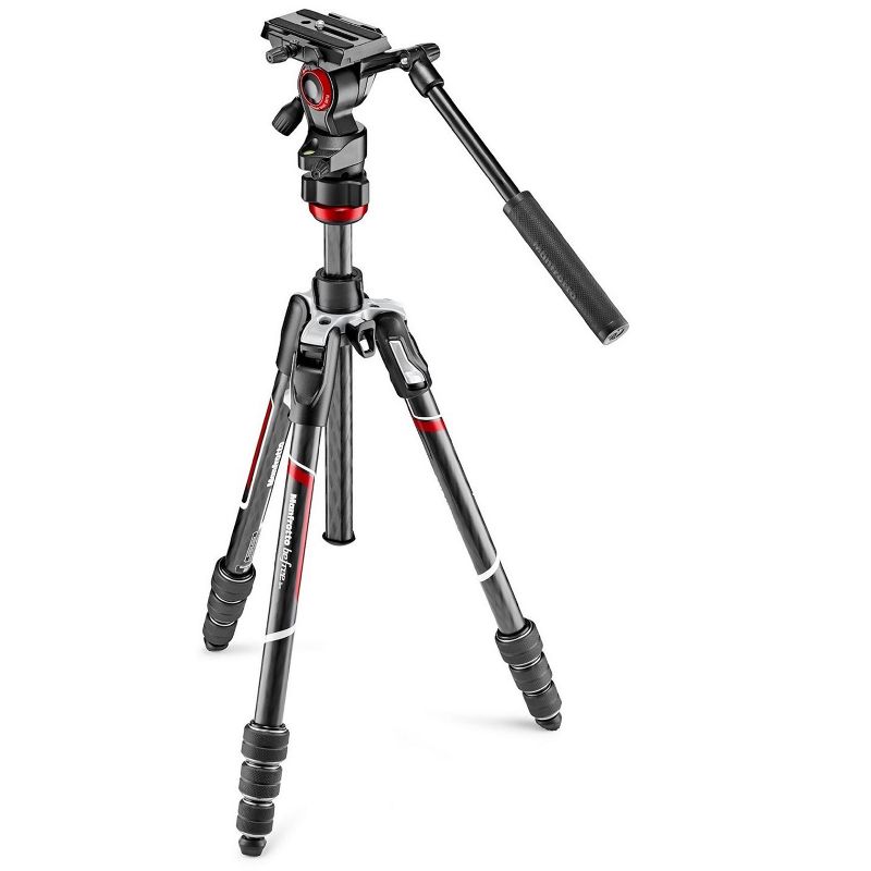 Manfrotto Befree Live Carbon Fiber Video Tripod Kit with Fluid Head Twist, 2 of 4