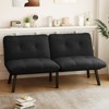 Futon Sofa Sleeper Couch Bed with Adjustable Backrest - 3 of 4