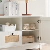 TV Stand, Entertainment Center - for 65+ Inch TV, Rattan Media Console with Storage & Mesh Door, Modern White TV Cabinet for Living Room - 2 of 4