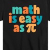 Boys' - Instant Message - Math Is Easy As Pi Short Sleeve Graphic T-Shirt - 2 of 4