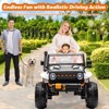 24V Kids Electric 2-Seater Ride-On Truck Car with 4X55W Motors, 4WD, Parental Remote Control, Bluetooth/USB Music Player - 3 of 4