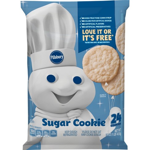 Pillsbury Sugar Cookie Dough 16oz 24ct Target
