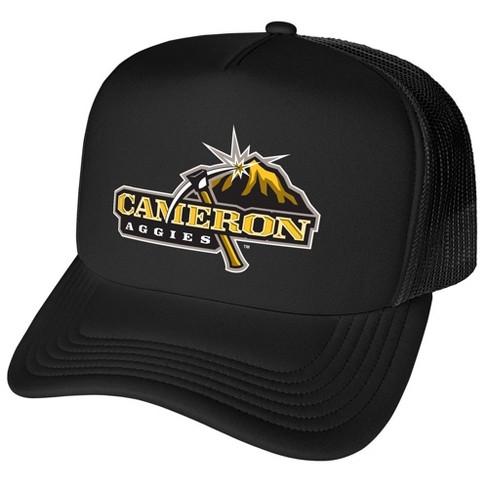 Official Cameron University Primary Logo Foam Snapback Trucker Hat - for Men and Women Black, Black, One Size - image 1 of 4