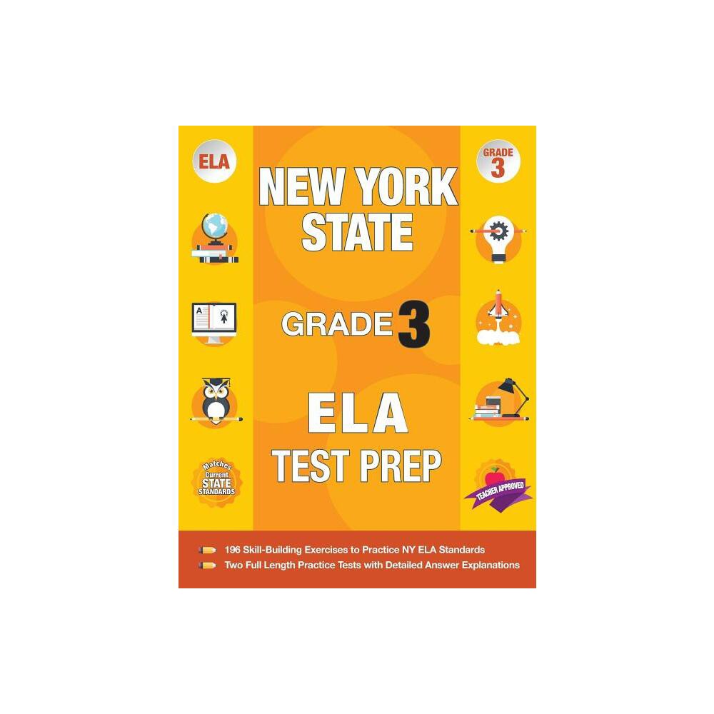 New York State Grade 3 Ela Test Prep - by Origins Publications (Paperback)