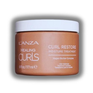 Lanza Healing Curls Curl Restore Moisture Treatment (6 oz) - Adds Shine, Protects Color, Frizz Control & Heat Protection - 1 of 2