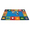 Carpets for Kids KIDSoft Baby Animals Border Classic Colors Learning Rug, Rectangle - 2 of 4