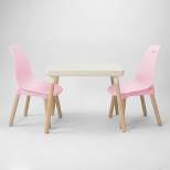 3pc Kid Century Modern Table and Chair Set - B. Spaces
